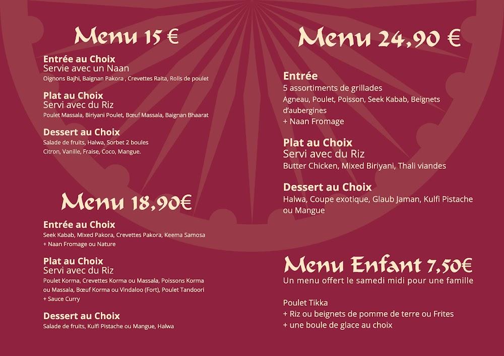 Les Saveurs de l'Inde - Menu Image 4